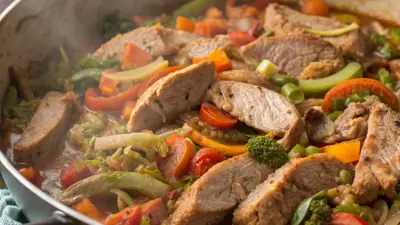 15-Minute Pork and Veggie Skillet - image 2