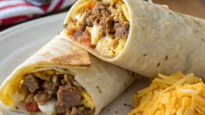 Beef and Cheese Breakfast Burrito - image 1