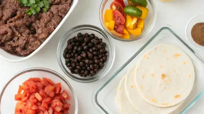 Beef and Black Bean Snack Wraps - image 3