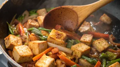 Crispy Tofu and Winter Vegetable Stir-Fry - image 2