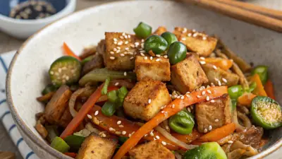 Crispy Tofu and Winter Vegetable Stir-Fry - image 1