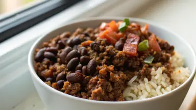 Lightning Beef and Black Bean Power Bowl - image 1