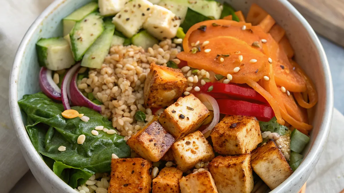Lightning Tofu Buddha Bowl - image 1