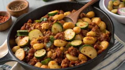 One-Pan Soy Chorizo Gnocchi Skillet - image 2