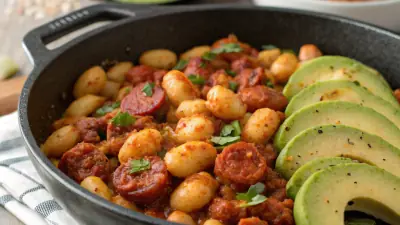 One-Pan Soy Chorizo Gnocchi Skillet - image 1