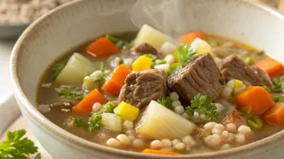 Winter Warming Beef and Barley Soup - image 1